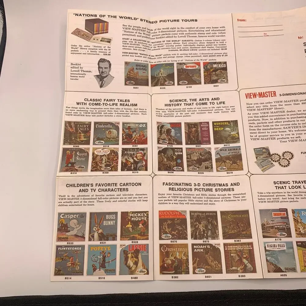 Vintage Sawyer’s View-Master Wonderful Wizard of Oz Packet FT45 3 Reels Booklet